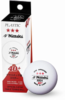 ��� ��� ����������� ������� Nittaku SHA Plastic 40+ 3* (3 ��.), ����� (550871)